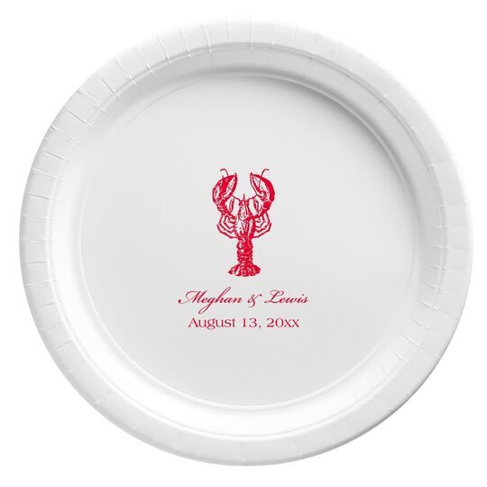 Lobster Paper Plates